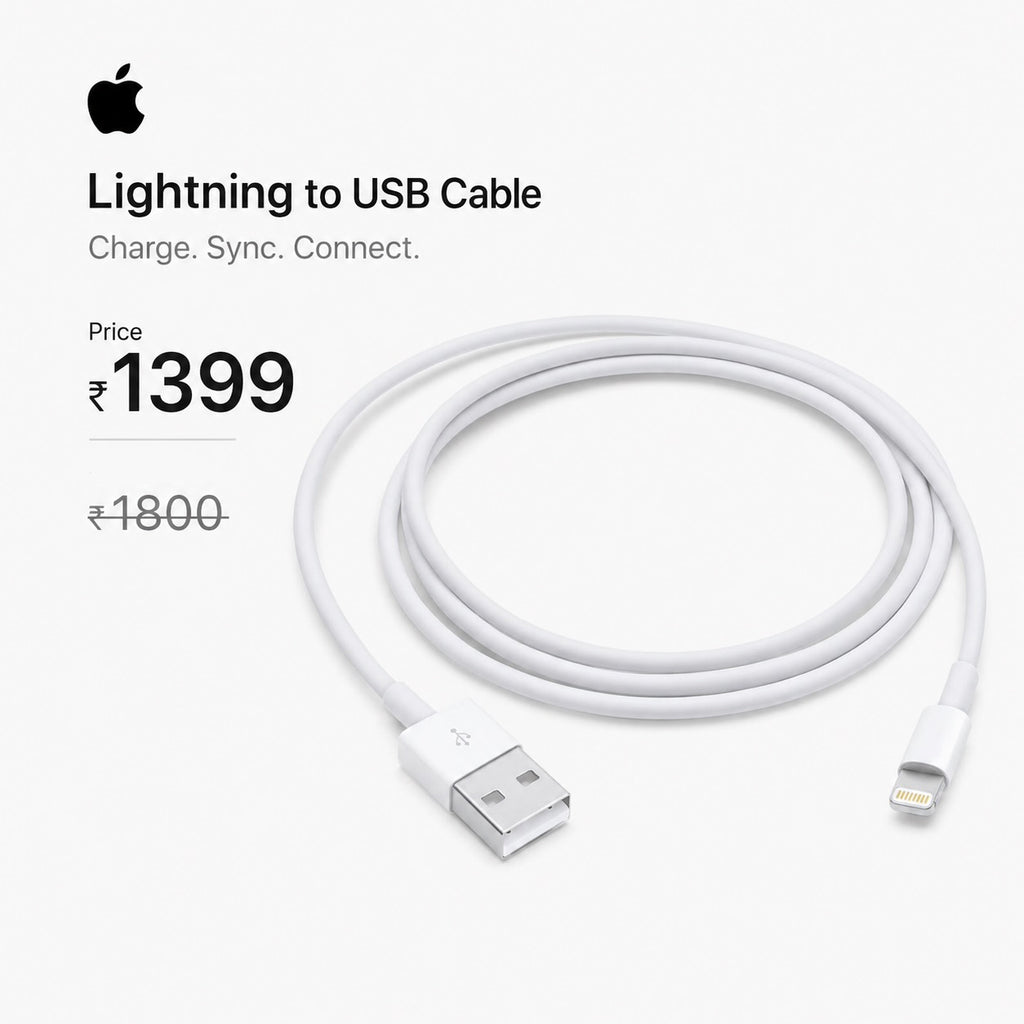 Apple Lightning to USB Cable (1m)