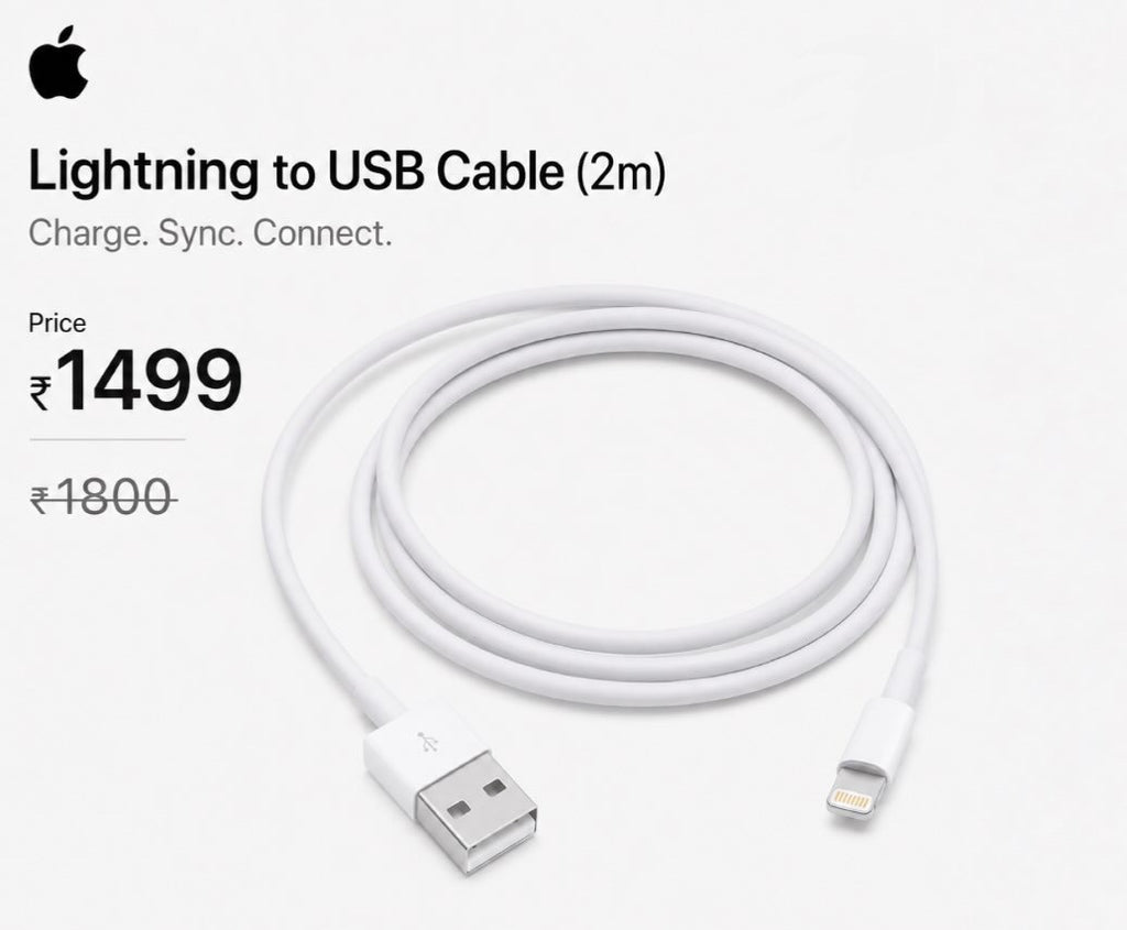 Apple Lightning to USB Cable (2m)